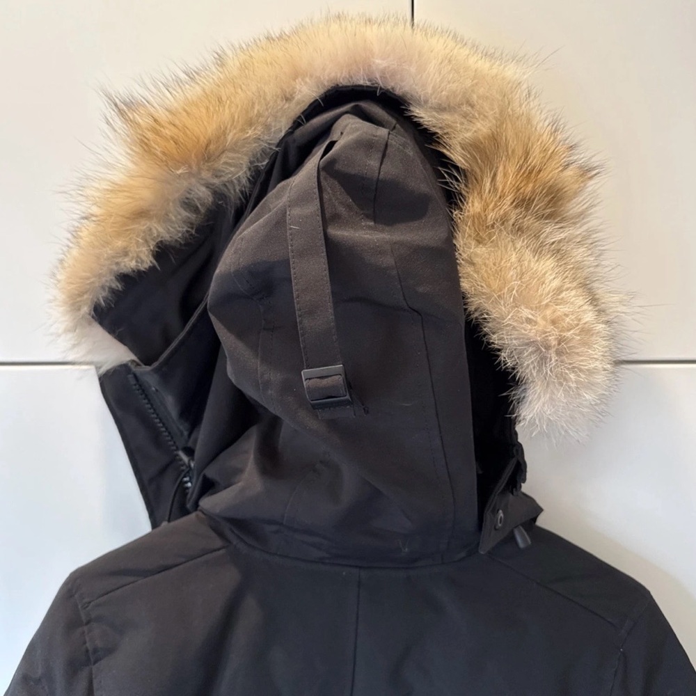 Canada Goose Black Shelburne Parka w Fur Trim (Discontinued) 3XL Black Label NEW - Picture 3 of 9
